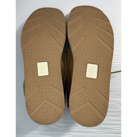 Ariat Women’s Cruiser Lace Up Booties Chukka Mocassin Suede Dirty Taupe Sz 10B - Picture 8 of 13